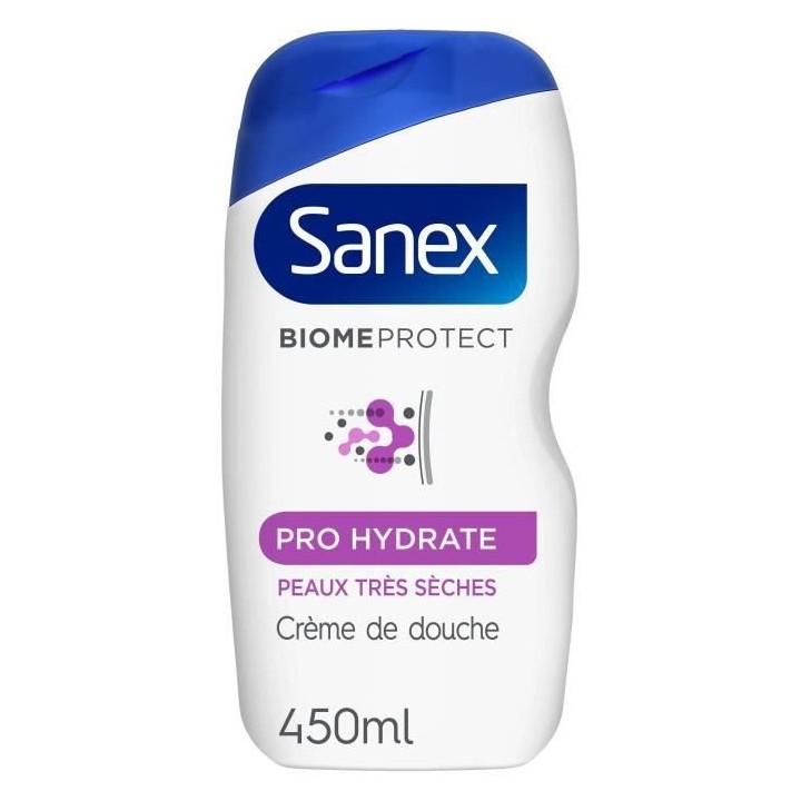 [Lot de 6] SANEX Gels douches Biome Protect Dermo Pro hydrate - 450 ml
