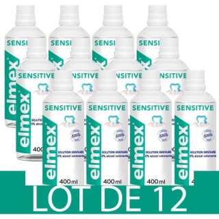 [Lot de 12] ELMEX Bains de bouche Sensitive - 400ml