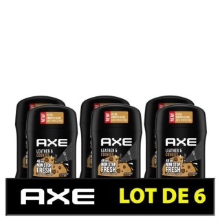AXE Déodorant Homme Collision Cuir & Cookies Stick - 48h de Fraîcheu