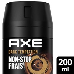 AXE Déodorant Homme Bodyspray Dark Temptation - 48h de Fraîcheur Non-Stop - Antibactérien - Lot de 6 x 200 ml - 1,2 L