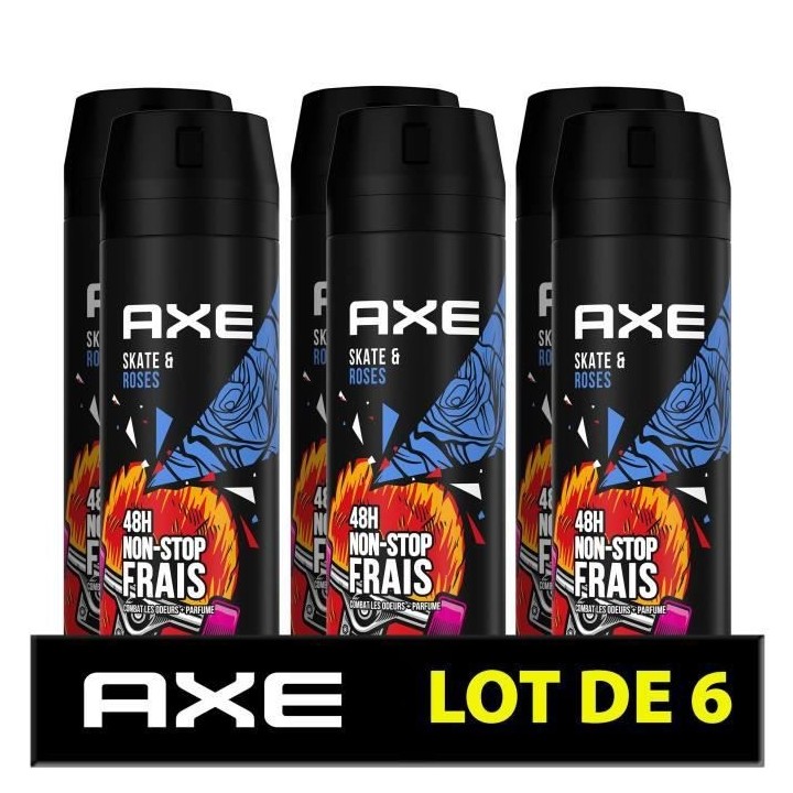 AXE Déodorant Homme Skate & Roses Bodyspray - 48h de Fraîcheur Non-S