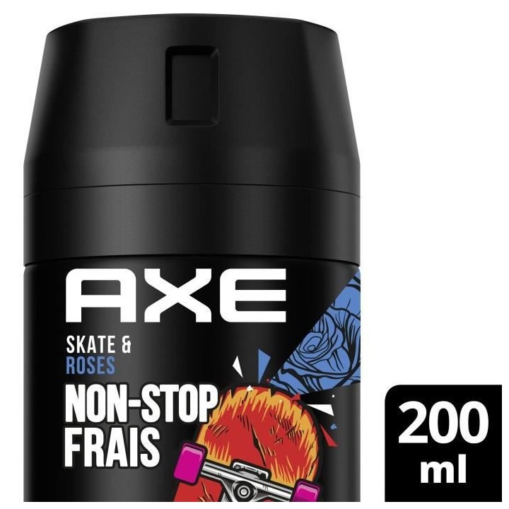 AXE Déodorant Homme Skate & Roses Bodyspray - 48h de Fraîcheur Non-S