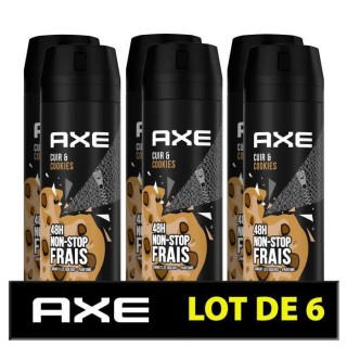 AXE Déodorant Homme Cuir & Cookie Bodyspray - 48h de Fraîcheur Non-S