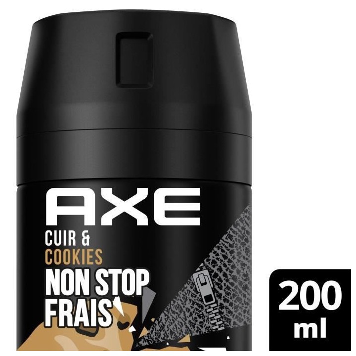 AXE Déodorant Homme Cuir & Cookie Bodyspray - 48h de Fraîcheur Non-S