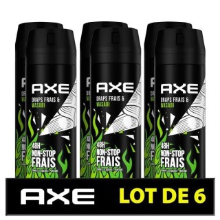 AXE Déodorant Homme Draps Frais & Wasabi Bodyspray - 48h de Fraîcheu