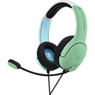 Casque-Micro Gaming - PDP - LVL40 - Filaire - Bleu Aloha et Vert - Swi