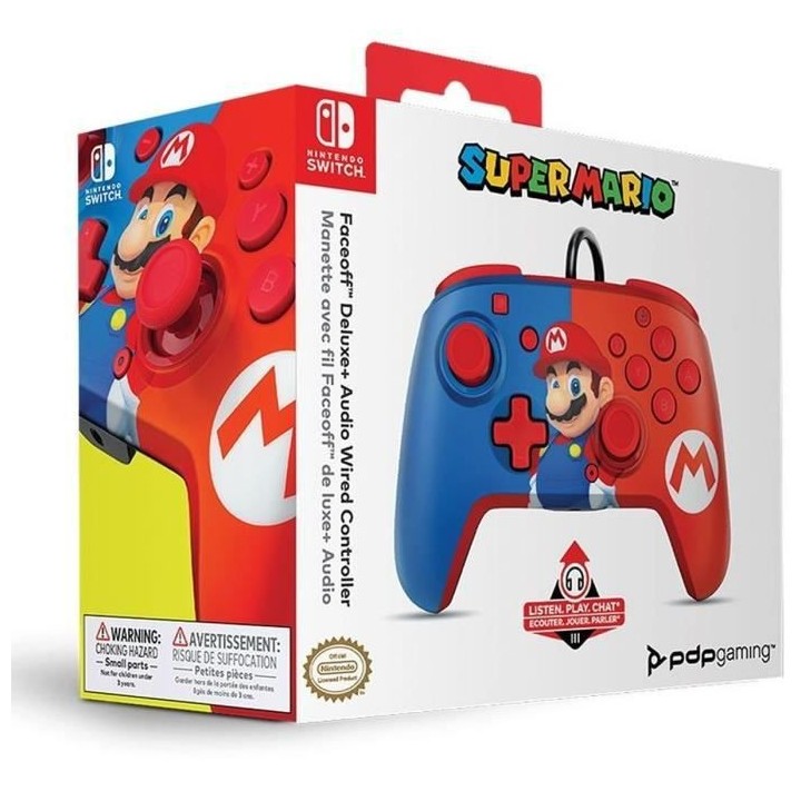 Manette Filaire - PDP - Mario - Switch