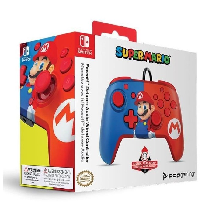 Manette Filaire - PDP - Mario - Switch
