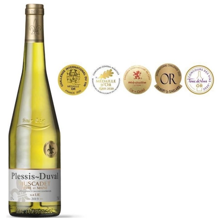 Plessis-Duval 2020 Muscadet Sevre et Maine sur Lie - Vin blanc de Loir