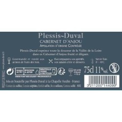 Plessis-Duval 2020 Cabernet d'Anjou - Vin rosé de Loire