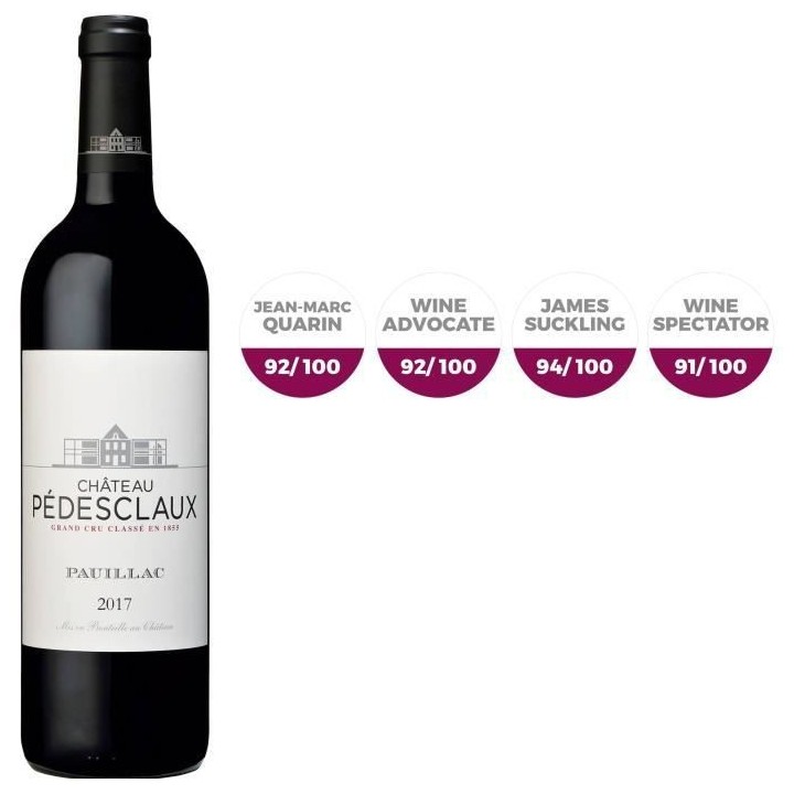Château Pédesclaux 2017 Pauillac - Vin rouge de Bordeaux