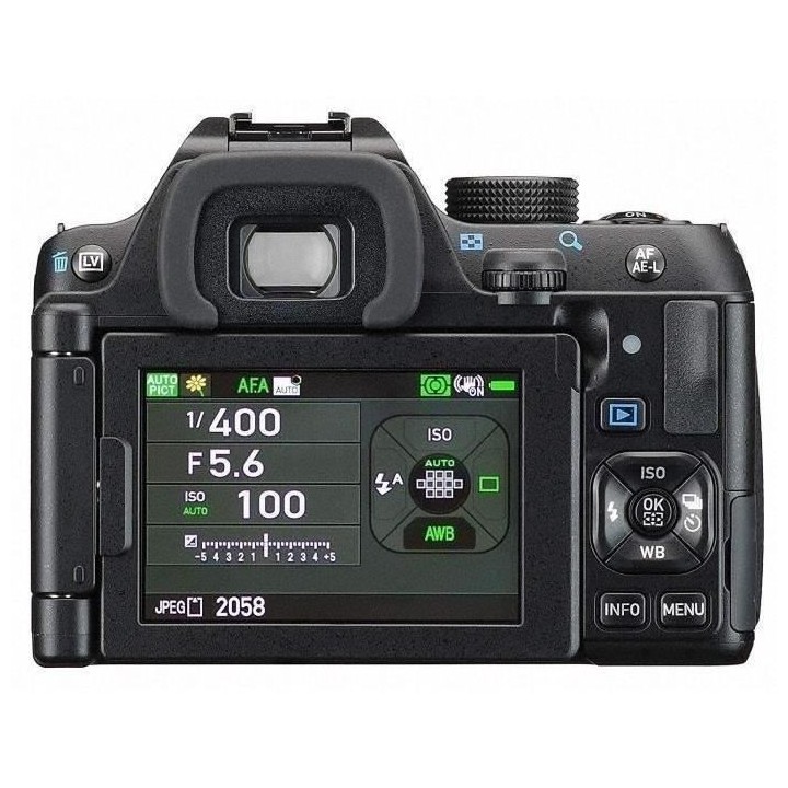 PENTAX K70 Appareil photo Reflex + Objectif 18-55mm WR + Sacoche