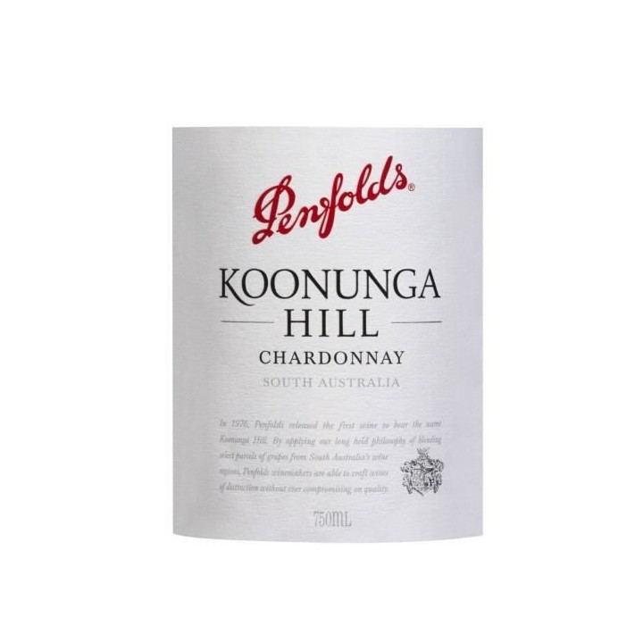 Penfolds Koonunga Hill 2016 Chardonnay - Vin blanc d'Australie