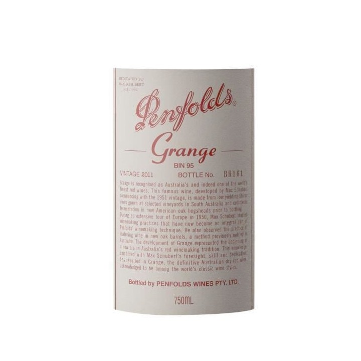 Penfolds Grange 2011 - Vin rouge d'Australie