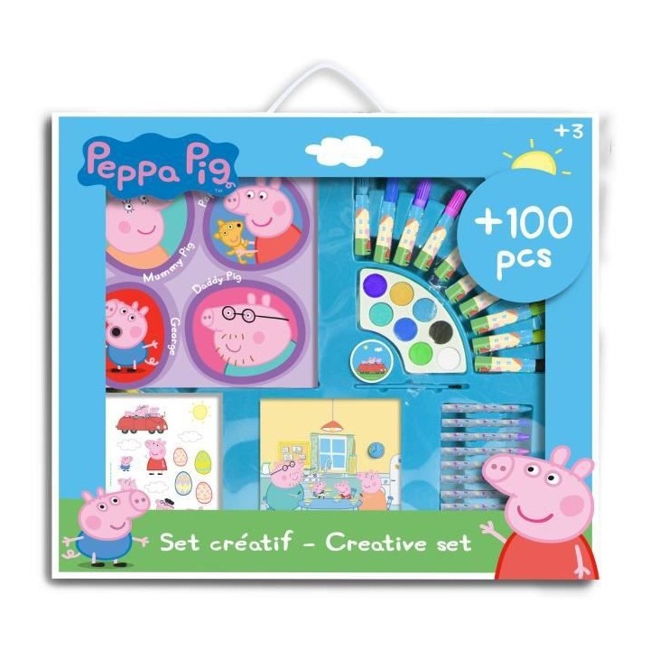 PEPPA PIG - Kit Créatif - 100 pieces