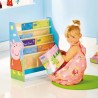 Bibliotheque Peppa Pig en MDF, compartiments en polyester. 23x51x60 cm.