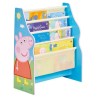 Bibliotheque Peppa Pig en MDF, compartiments en polyester. 23x51x60 cm.