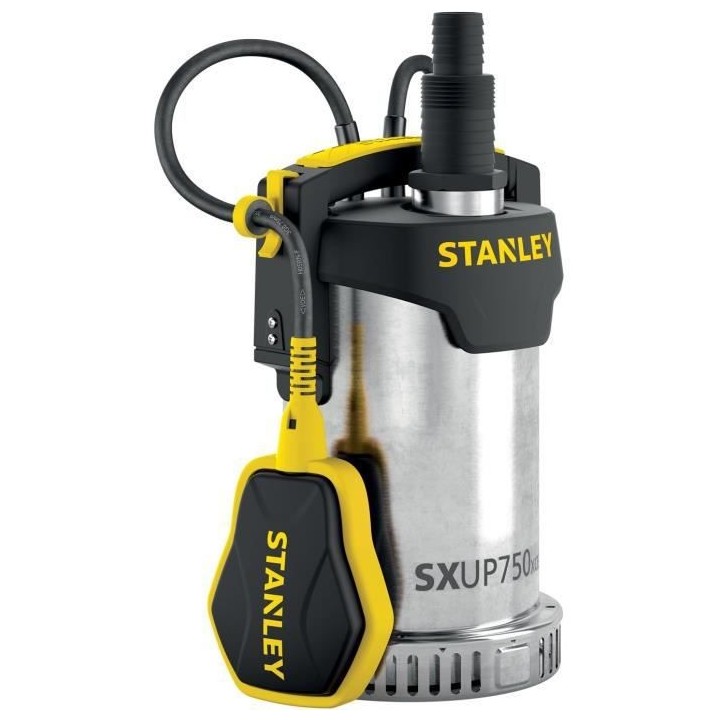 STANLEY - Pompe vide cave eau claire 750 W - acier inoxydable
