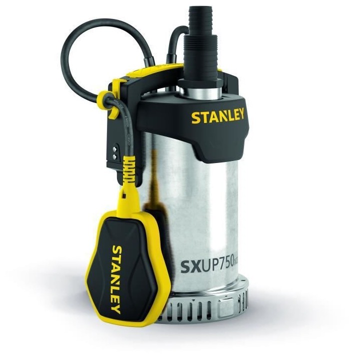STANLEY - Pompe vide cave eau claire 750 W - acier inoxydable