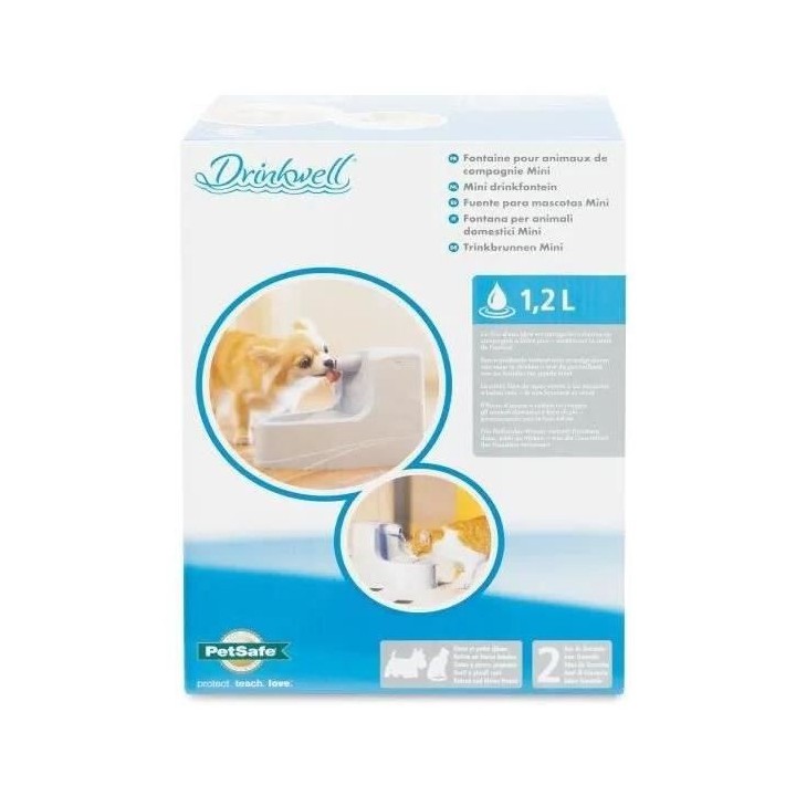 PetSafe - Petite Fontaine a Eau pour Chat et Petit Chien Drinkwell Min