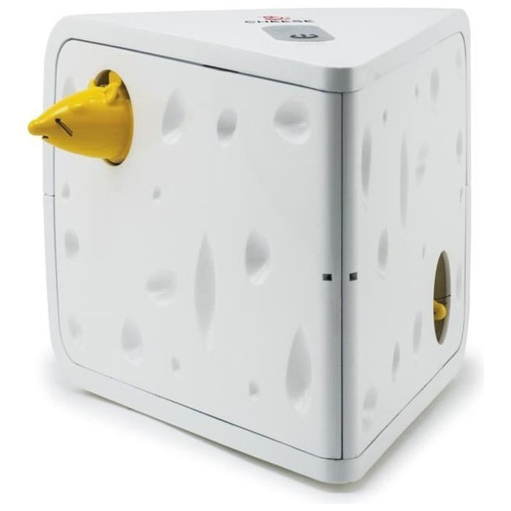 PetSafe - Jouet Automatique pour Chat Cheese - Cache-cache stimulant a