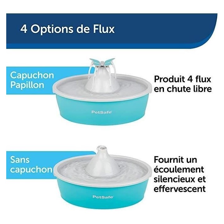 PetSafe - Fontaine a Eau Papillon pour chat et chien Drinkwell, 4 Diff