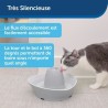 PetSafe - Fontaine en Céramique StreamSide pour Animaux de Compagnie 1,8 L - idéal pour chat et petit chien,Silencieuse, eau F