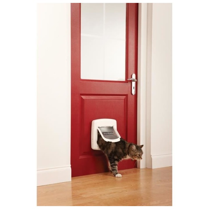 PetSafe - Porte Magnétique Deluxe Staywell pour Chat avec Systeme de