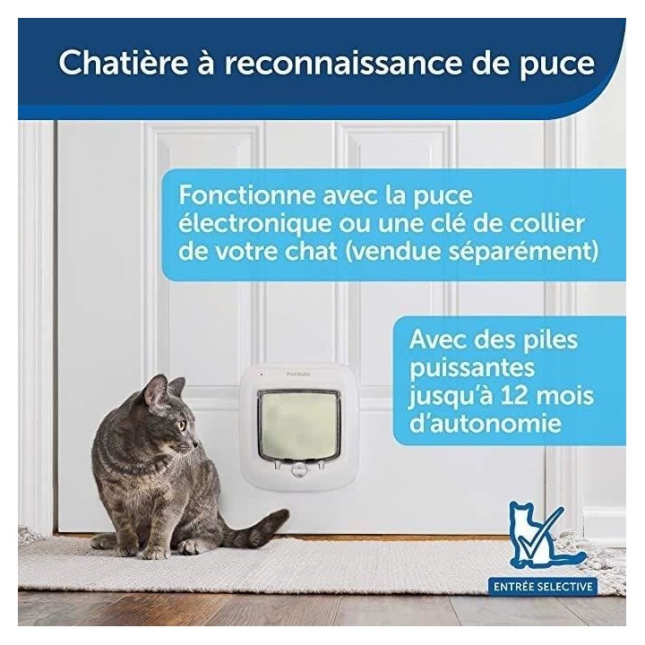 PetSafe - Porte Magnétique Deluxe Staywell pour Chat avec Systeme de