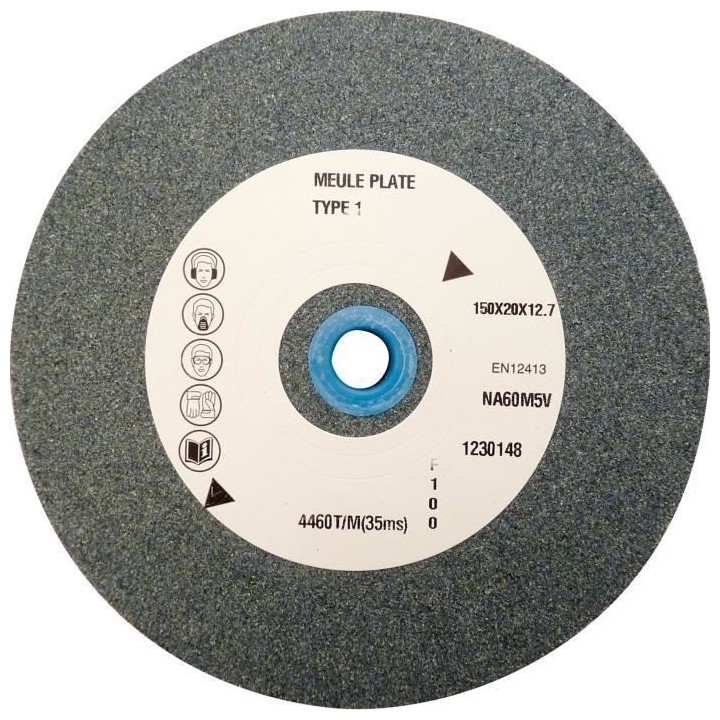 PEUGEOT Meule Corindon gris 150x20x13 mm Grain 60