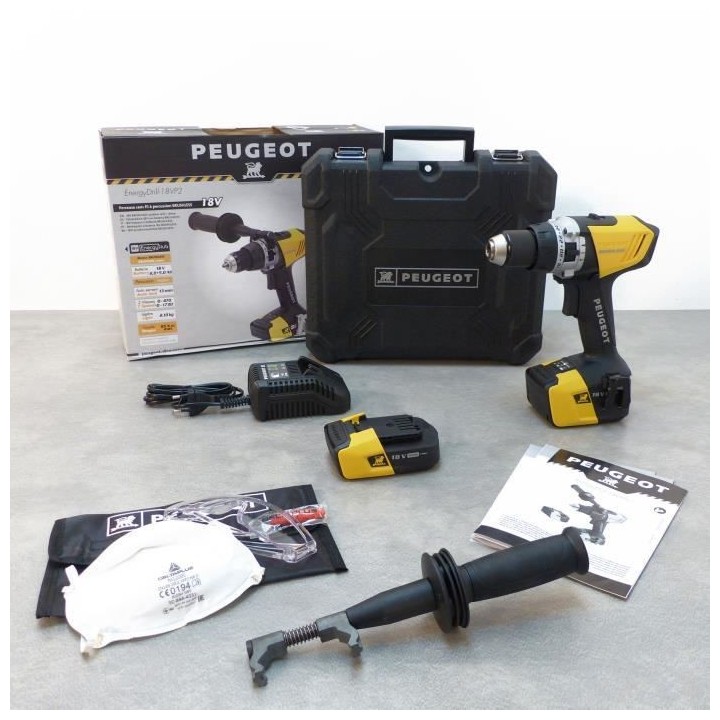 ENERGYDRILL-18VPBL2 Perceuse a percussion BRUSHLESS 18V 2,0 et 5,0Ah P