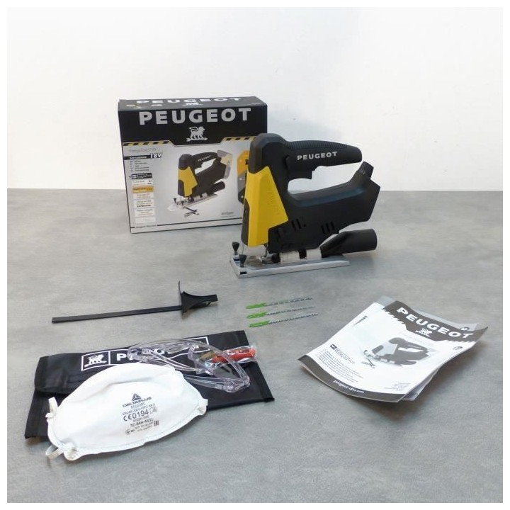 PEUGEOT Scie sauteuse - Energysaw - J18V - 18 V - Vitesse de rotation