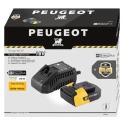 PEUGEOT Chargeur + batterie 2,0Ah - Energyhub