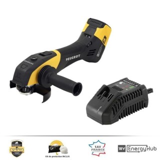 PEUGEOT OUTILLAGE Meuleuse d'angle Energygrind-18VBL