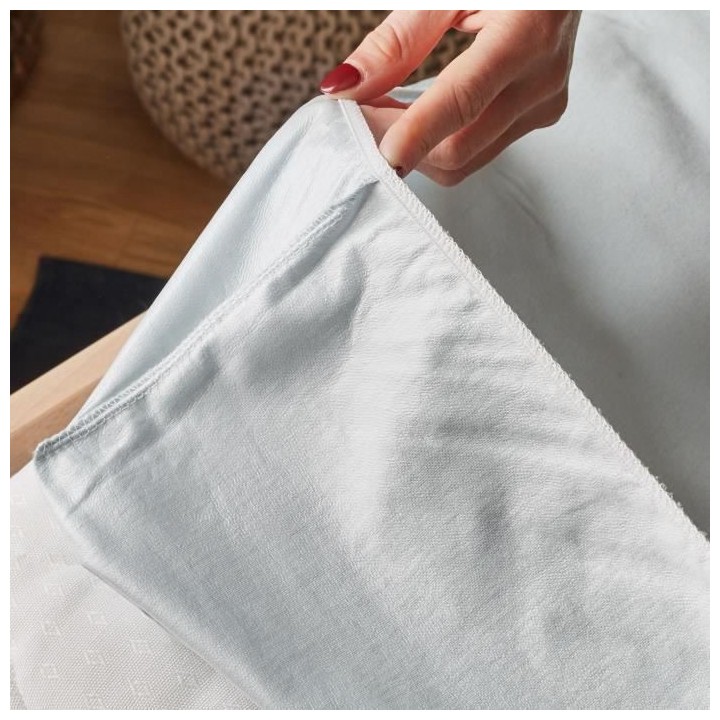 P'TIT ALBATROS Alese et drap-housse coton 2 en 1 - 60 x 120 cm