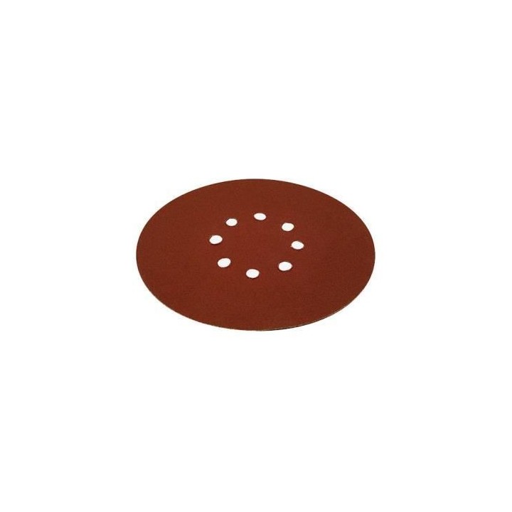 Jeu de 6 abrasifs plâtre ?225mm-8 trous-Grain 180 PEUGEOT OUTILLAGE