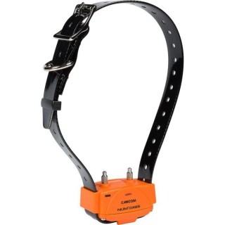 NUM'AXES - Collier seul - CANICOM - avec plasturgie orange et sangle n