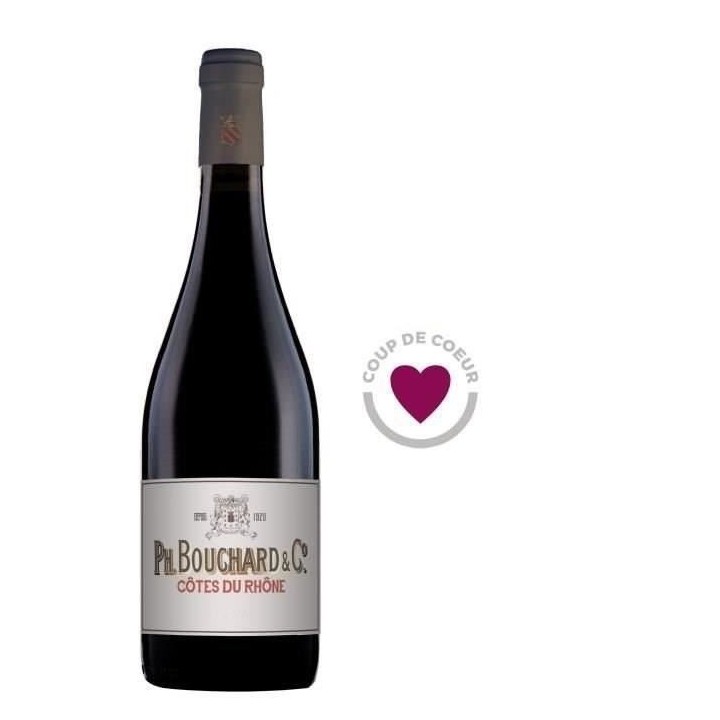 Bouchard & Cie 2019 Côtes du Rhône - Vin rouge de la Vallée du Rhô