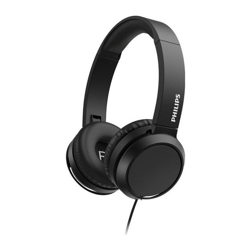 Philips TAH4105BK - Casque Supra aural - Filaire - 32mm driver - Pliage compact - Noir