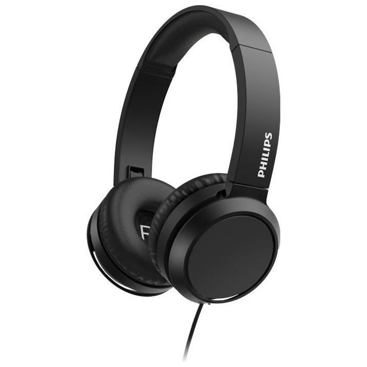 Philips TAH4105BK - Casque Supra aural - Filaire - 32mm driver - Pliag