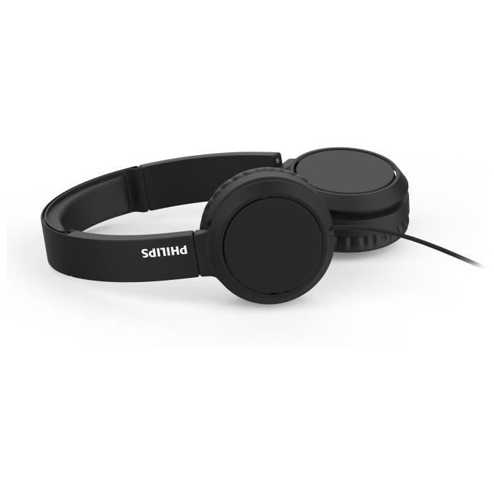 Philips TAH4105BK - Casque Supra aural - Filaire - 32mm driver - Pliag