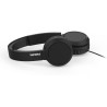 Philips TAH4105BK - Casque Supra aural - Filaire - 32mm driver - Pliage compact - Noir