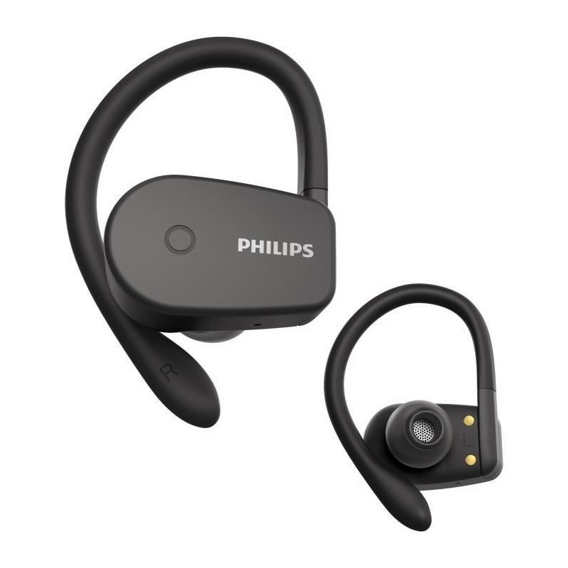 Philips - TAA5205 - Écouteurs sport intra auriculaires sans fil - Autonomie de 20 heures - Tours d'oreille amovibles -IPX7