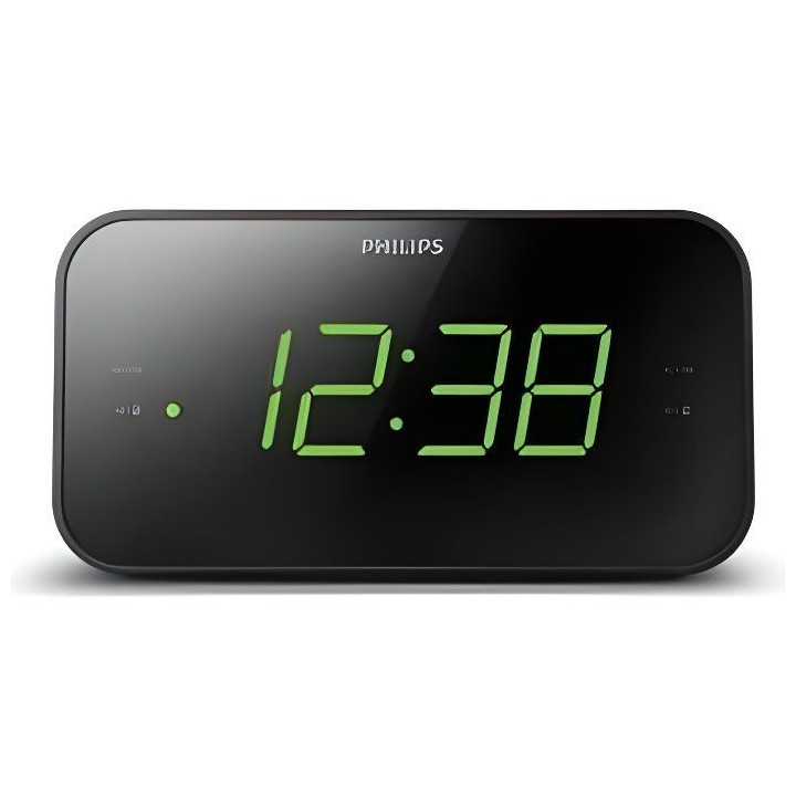 PHILIPS TAR3306/12 - Radio réveil - Grand écran lisible - Tuner FM n