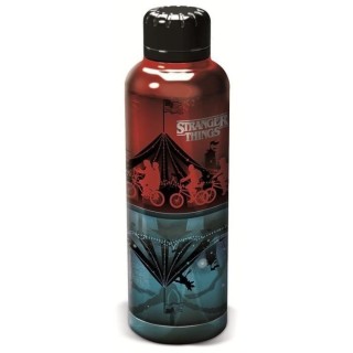 STOR - Bouteille - Stranger Things - En métal - Réutilisable - 515 m