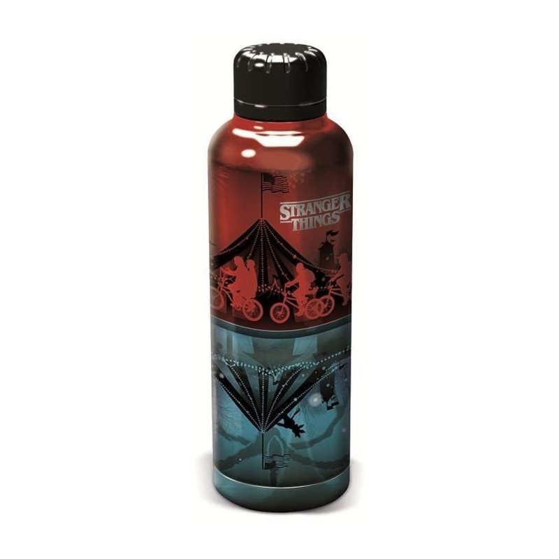 STOR - Bouteille - Stranger Things - En métal - Réutilisable - 515 ml