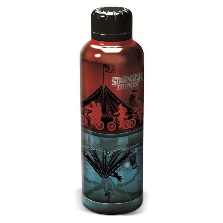 STOR - Bouteille - Stranger Things - En métal - Réutilisable - 515 m