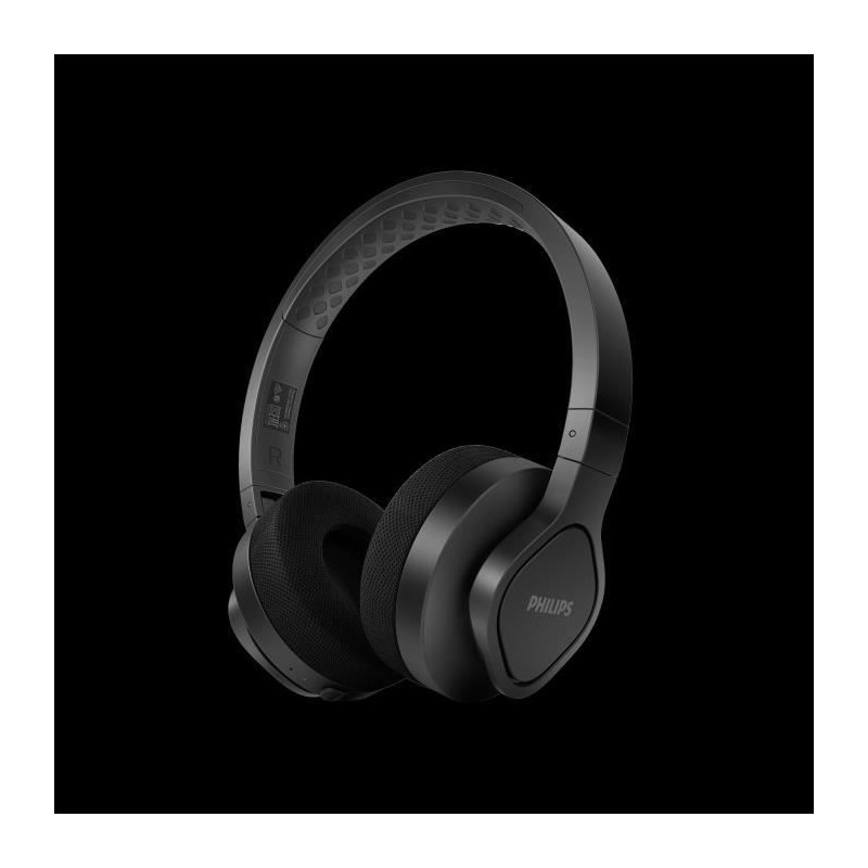 Philips - TAA4216 - Casque sport sans fil - Coussinets de coque lavables - Protection contre la poussiere/ eau IP55