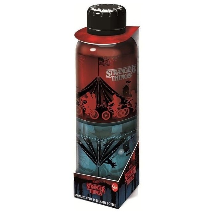STOR - Bouteille - Stranger Things - En métal - Réutilisable - 515 m