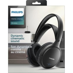 Philips SHC5200 Casque Hi-Fi sans fil - HP 32 mm/concep. Arriere fermée - Circum-aural